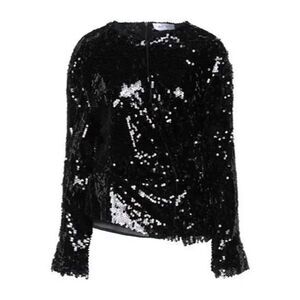 ACT N°1 NWT Sequin Asymmetric Top in Black Size IT 40/US 4